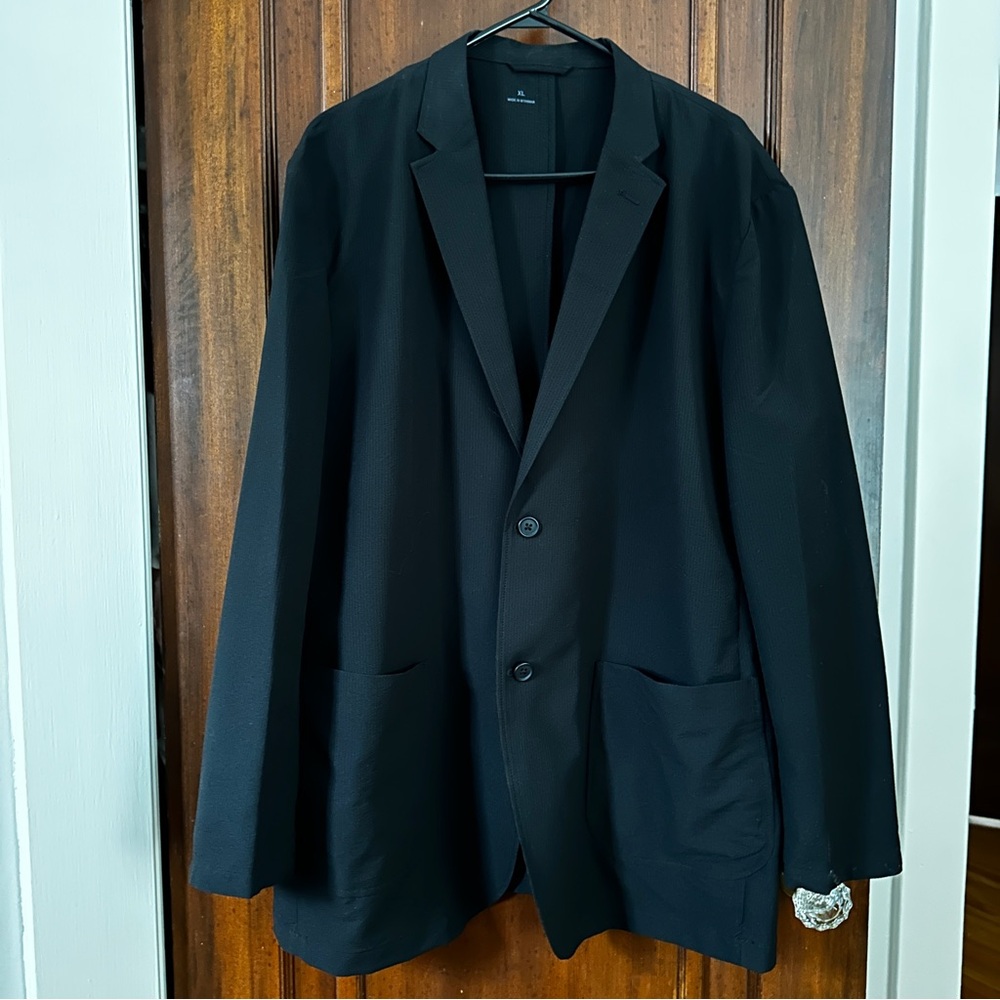 Muji Black Men's Sport Coat